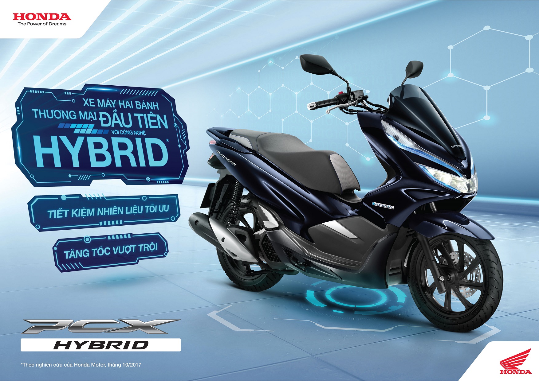 Honda PCX Hybrid lắp ráp tại Việt Nam với giá bán 89,99 triệu đồng